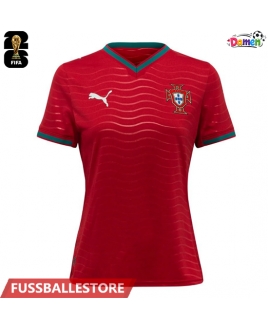 Günstige Portugal Heimtrikot Damen WM 2026 Kurzarm